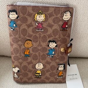 Coach Brown Peanuts Character Notebook